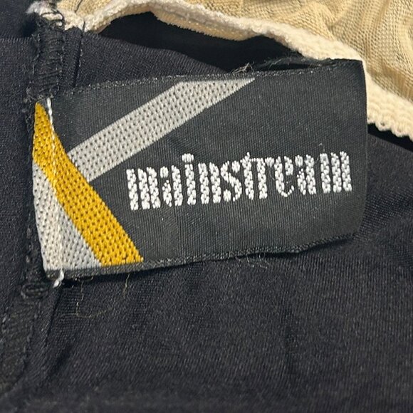 Vtg ILGWU Mainstream One Piece Swimsuit Size 14 High Cut Bows Retro USA 80s - Picture 9 of 13